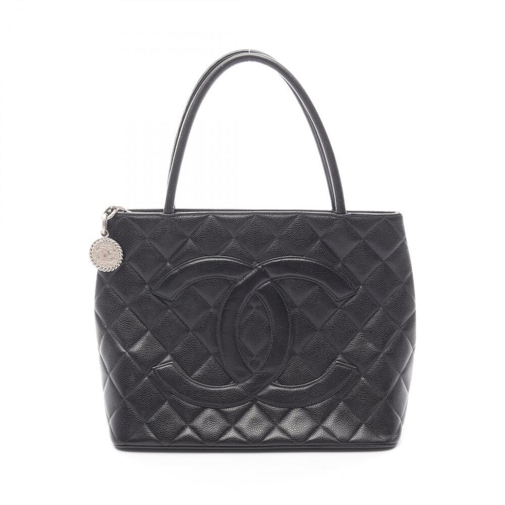 Chanel Reissue Tote Bag Leather Grained Calfskin Black